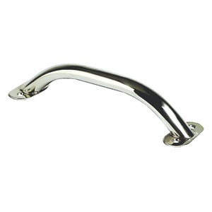 Corrimano in acciaio inox Tubo ovalizzato L.600mm Sezione 19x25mm #OS4191124