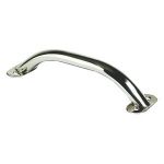 Corrimano in acciaio inox Tubo ovalizzato L.915mm Sezione 19x25mm #OS4191136