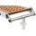 Aluminium Fixed Gangway 2,1mt x 34cm Teak grating #OS4265700