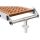 Passerella pieghevole in alluminio piano in teak 2,1mt x 36cm #OS4268000