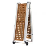 Aluminium Foldable gangway Teak Grating 2,6mt x 36cm #OS4268001