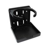 Portabicchieri e lattine a ribalta in plastica nera 103x99mm N40417405692