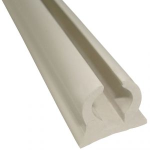 Tray in white semirigid PVC for hoods and bimini tops 4m #OS4401001