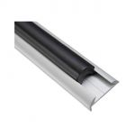 Profilo parabordo alluminio anodizzato 56 x 14+5mm (barre da 6 m) #OS4448610