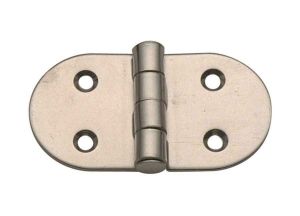 Stainless Steel bisquit shaped hinge Upper Hingepin H39 x L37mm #MT0450039
