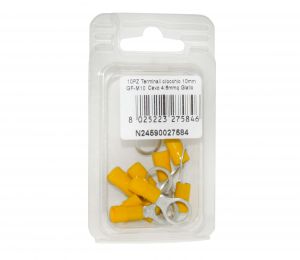 GF-M10 Yellow Terminal with eye for Copper Cable 4/6mmq 10PCS #N24590027584