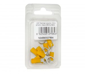 Terminale Giallo con occhio per Cavo in rame 4:6mmq GF-M10 10PZ #N24590027584