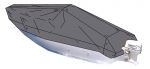Boat cover for open boats 4,8 / 5,2m boats width 2m #OS4617005