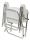Captain's Folding Chair White 65x80x30h cm #OS4834000