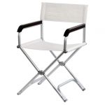 Director folding chair White 73x55x10h cm #OS4835317
