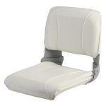 Sedile con schienale ribaltabile e imbottitura sfilabile Bianco #OS4840201