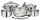 MAGMA Popote nestable cookware stainless steel inside #OS4870001