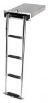 Montecarlo XL hidden telescopic ladder 4 steps #OS4955904