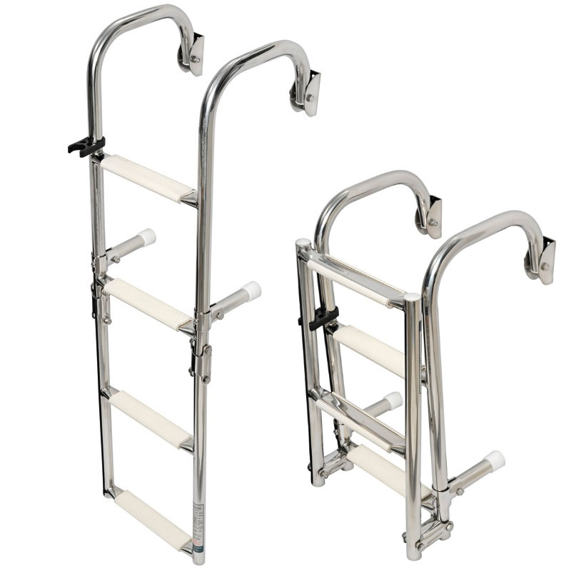Stainless steel Foldable ladder arch mounting arms 5 steps