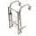 Stainless steel Foldable ladder arch mounting arms 5 steps 1150x260x240mm #OS4958205