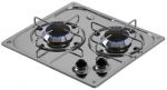 Stainless steel flush mount hob unit 2 burners 350x320mm #OS5010144