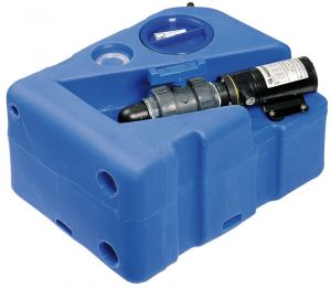 Serbatoio acque nere con maceratore orizzontale 40L 12V #OS5014750