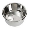 Lavello tondo inox Ø285xh180mm Senza piletta #OS5018735