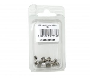 Kit 10 Fusibili in vetro 10A 5x20mm per strumentazione #N24290027855