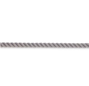 3-strand high tenacity Polyester rope Ø 12mm 1660dan Grey #N10400219100