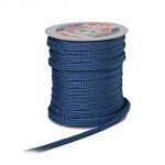 Treccia Piattina in PP a 32 fusi 4x19mm Blu Navy Ø12mm V/m #N10502806706