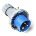 CE tripolar plug 32A 250V IP44 160x95mm #N50523527245