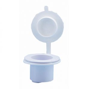 Round shower box Recess  Ø 56mm White #N42737302443