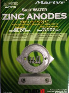 Set Zinc anodes for Volvo 290 #N80607230223