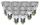 Faretto LED 3W 240V E27 2700K Bianca Calda 240lm Min 10Pz ET27561140-10