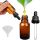 10 Pack Glass Bottles of 10ml with laboratory dropper #N400192400010