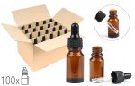 Kit 100 Flaconi da 10ml in vetro con contagocce da laboratorio #N400192400011