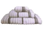 Marine Business 3 Waves Towel Set 100% Cotton White #MT5801152