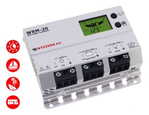 Western WRM20+ Regolatore di Carica MPPT 12/24V 20A con Porta RS485 #N52830550104