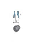 Beneteau CMAN225 Propeller Zinc Anode #CMPCMAN225