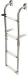 Scaletta pieghevole In inox 4 gradini 90x26cm #N30810111141