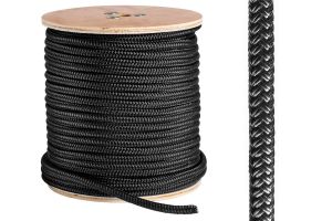 Black High-strength double braid Ø8mm Sold by the meter #N10400219741