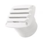 Recessed Plastic air vent Recess with pipe connection Ø75mm #MT1702057