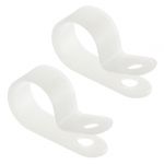 White Nylon fairlead for cable band max Ø 4.7mm 10pcs pack #N11124027200