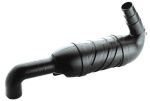 Exhaust muffler-waterlock with 120° inlet for exhaust hoses 40/45/50mm #OS5137402