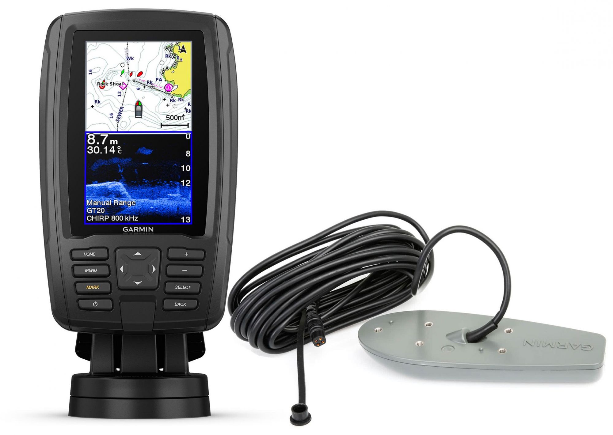 Garmin 0100188401 ECHOMAP Plus 42cv Chartplotter with GT20TM