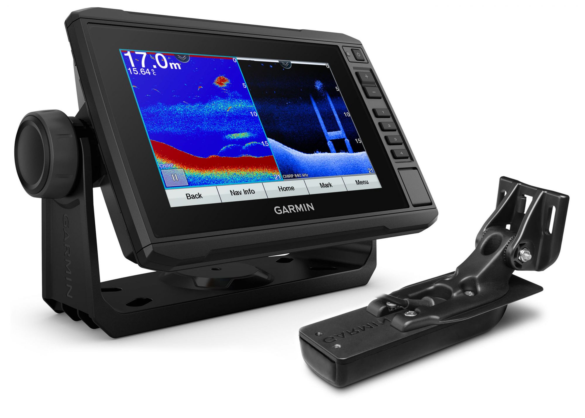 Garmin 010 02333 01 ECHOMAP UHD 72cv Chartplotter with GT24 TM