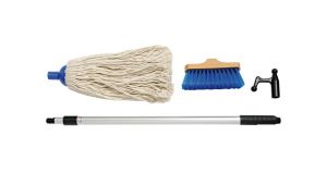 Cleaning brush kit complete with telescopic Aluminum handle #N71447912952