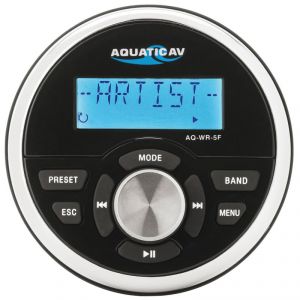 AQUATIC AV AQ-WR-5F Wired Remote Control Ø92mm IP65 for MP5 Stereo #OS2954891
