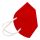 Mascherina FFP2 ROSSA Italiamedica Certificata CE2841 DPI Cat.III Made in EU #N90056004411