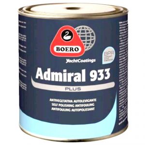 Boero Admiral 933 Plus Antivegetativa Autopulente 2,5Lt 201 Nero #45100129