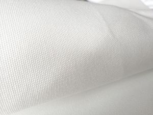 Pol800 Waterproof White Flame Retardant Resin fabric H. 150cm Sold by meter #N20514700161