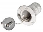 Chromed brass deck plug Water Ø50mm #OS2036712