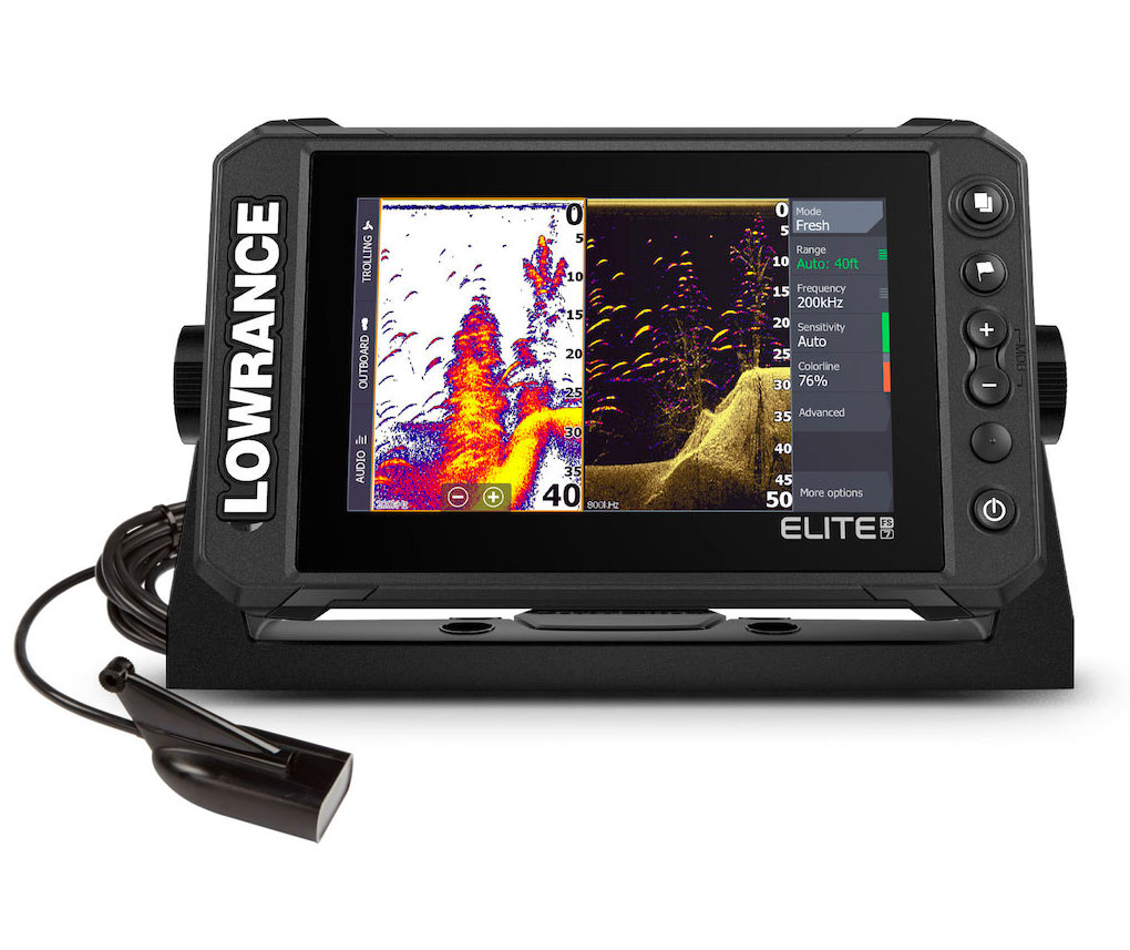 Reporter angivet er mere end Lowrance ELITE FS 7 ROW GPS Plotter HDI Med/High 455/800 000-15697-001  #62120231