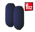 Fendress Polyester Blue Navy Pair Fender Cover for Polyform F02 #N12102804530