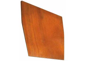Angled Plywood transom pad 340xH380mm 20<1mm Angle #MT4712132